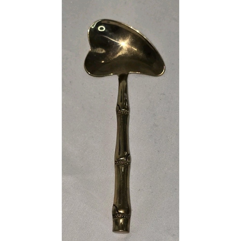 Wallace Bamboo Gold Plated Sauce‎ Spoon